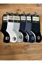 Business Men's Seamless Cotton Comfortable Summer Jacquard Invisible Socks Pack of 6
