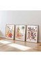 Wooden Framed 3 Piece Abstract Painting Home Home Living Room Bedroom Balcony Decor Qmrc45 - 3