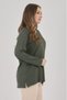 Women's V-Neck Lycra Daily Seasonal Mother Combed Cotton Blouse - 6