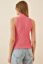 2-Pack Turtleneck Sleeveless Knitted Blouse Green Pink Lgt0001 - 6