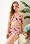 Women's Heart Patterned Athlete Shorts Pajamas Pink - 25Y 10041 - 7