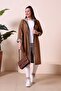 Women's Long Hijab Trenckot Large Size Zippered Trenc - 4