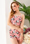 Women's Heart Patterned Athlete Shorts Pajamas Pink - 25Y 10041 - 3
