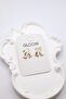 Women's Earrings Flat Plate Cross Model 2cm Earrings - 3