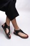 Halyriani Women's Sandals 0012837 Black - 2