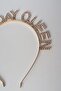 Birthday Queen Gold Crystal Stone Crown, Premium Birthday Crown, Stone Crown, - 2