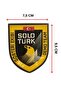 رقعة تزوير بلاستيكية من SoloTürk Show Team مقاس 7.5 × 9.5 سم، مع شريط فيلكرو في الخلف