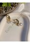 Stylish Pearl Detailed Steel Earrings - 3