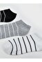 Lcw Eco Striped Women's Booties Socks 3-Pack (S5) - 2