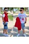 Boys' Denim Vest / T-Shirt / Denim Pants 3-Piece Set - Holiday - Transitional - 6