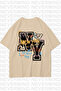 Unisex Women's Men's Ny-Me Special Design Back Printed Oversize T-Shirt