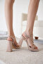 Paris 304 High Heel Stone Shoes - 6