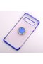Galaxy S10 Plus Compatible Case Gesse Godivje Silicone Cover with Colorful Ring Stand