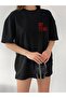 Unisex Gray Crew Neck Cotton Oversize Boyfriend T-shirt