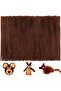25Pcs Brown Chenille, Educational Chenille Set, Feather Wire, 30 Cm, Plush Wire - 3