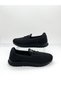 Ortapedik Black Women's Daily Sports Walking Comfortable Shoes Without Laces - 4