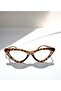 Cat Model Unisex Leopard Frame Transparent Glass Sunglasses New Season Leopard - 3