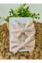 Handmade Salmon Pink Scallop Double Combination Bowknot Buckle, Designer Buckle, Henna Wedding Invitation Girl's Buckle - 4