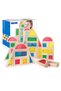 Set de blocuri curcubeu 30 de piese,
