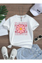 Flower Printed Premium Tshirt with Crew Neck for Girls