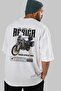 Robot Tyranno Shredder - Back Printed Oversize Tshirt - Crew Neck - Cotton - Men - Women - 7