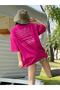 Stay Strong Printed Fulya Oversize T-shirt - 4