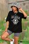 Women's Oversize Los Angeles Printed T-shirt K2109 - 3