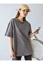 Anthracite Bigger Bigger Bigger Better Printed Oversize T-shirt - 2