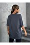 Plus Size U.s.a Women's New York Printed Oversize T-shirt - 2