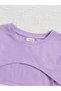 Children's Teddy Bear Printed Strappy Cropped Short Sleeve 100% Cotton T-Shirt - 2