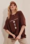 Plus Size Women's Nature & Nurture Printed Oversize Cotton T-shirt - 4