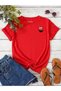 Kids 5 Pieces Colorful Printed Oversize Crew Neck Children's T-shirt - 3