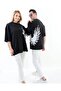Large Size Wing Printed Oversize Cotton Unisex T-shirt (Price is per piece) - 5