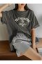 The Sunshine Printed Crew Neck Oversize Unisex T-shirt - 6