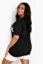 USA Brooklyn New York Printed Oversize T-shirt - 3