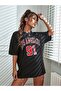 تيشيرت نسائي كبير الحجم مطبوع عليه لوس أنجلوس - 2
