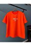 Plus Size Vivre La Vie (Live Life) Design Printed Oversize Cotton Combed T-shirt - 2