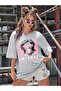Plus Size Intense Feelings Printed Unisex Oversize T-shirt - Women's Oversize T-Shirt - 4