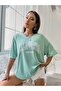Plus Size Special Design California West Coast Printed 2023 Summer Season Oversize T-shirt - 4