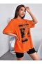 Pretty Girl Printed Oversize T-shirt - 4