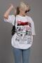 Lies Exclusive Front and Back Printed Oversize T-shirt - 5