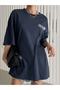 Large Size Light Off Limited Time Printed Oversize T-shirt - 5