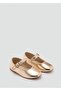 Ballerinas with Metallic Strip