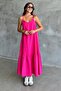 Strappy Poplin Fabric Beach Dress Midi Length - 787 - 4