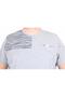 Men's Large Size Crew Neck T-Shirt Want 25160 Gray Melange - 2