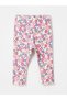 Lcw Baby Ekru Crew Neck Floral Baby Girl Blouse and Leggings 2-Piece Set - 4