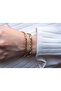 Steel Gold Coarse Barley Bracelet - 2