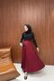 Pleated Skirt 9001 Claret Red - 2