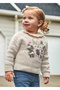 0-36 Months Baby Girl Sweater Beige