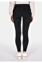 Slim Fit Women's Black Leggings - 2